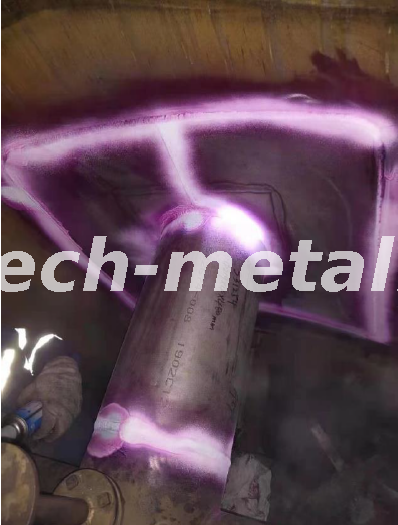 脱硫塔スプレーパイプ交換サポート