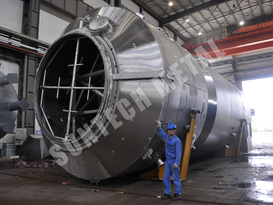 脱硫および脱窒用のニッケル合金59スクラバー