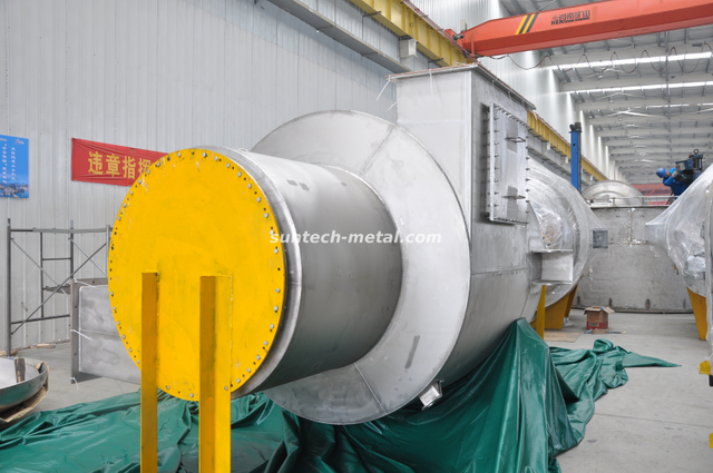 エキゾチックメタルPEDチタン圧力容器熱交換