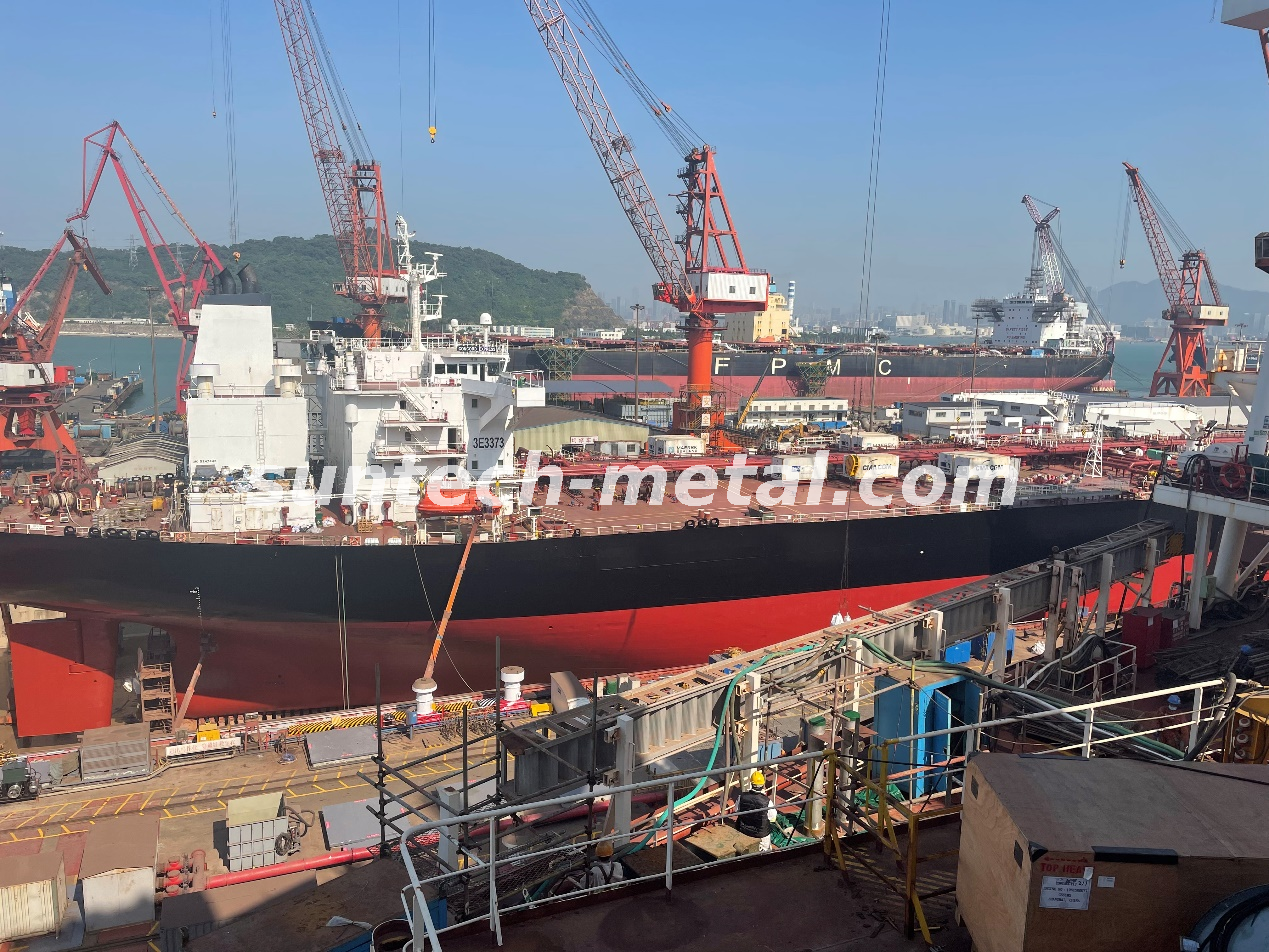 脱硫塔スプレーパイプ交換サポート